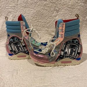 Star Wars Irregular Choice Shoes Artoo Blue/Pink